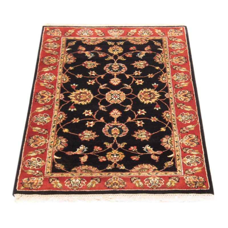 Tapis noir Finest Agra Jaipur 2 pi 11 po x 5 pi 0 po