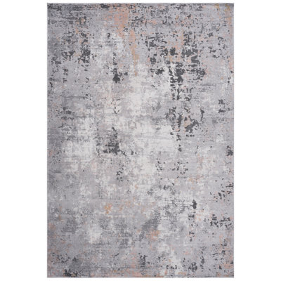 2X3 Loom & Area Rug In Grey/Multi Abstract - Non-Shedding, Stain , Charming For Living Room, Dining, Bedroom Attractive Living, Bedroom, Dining