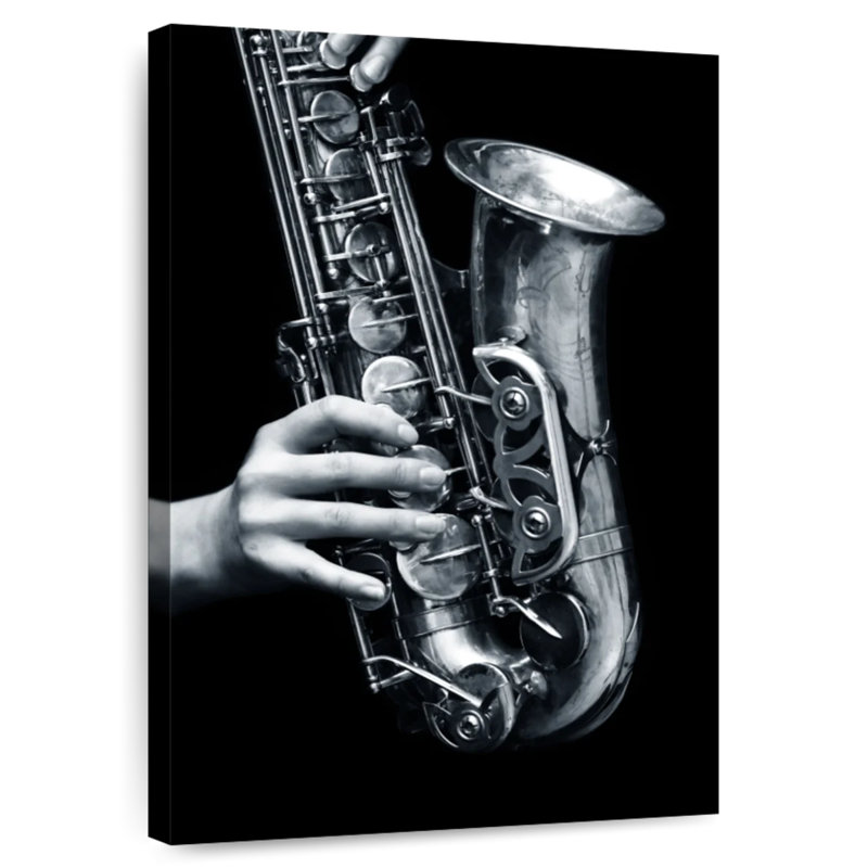 Abarca Saxophone Play, 51" H x 34" W