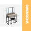 Sagar Dressing Table with Mirror And Stool Vanity Desk Bedroom Furniture-498113229