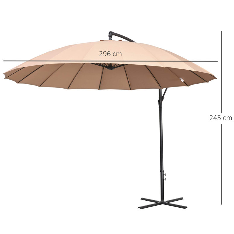 Jayleen 296cm Cantilever Parasol