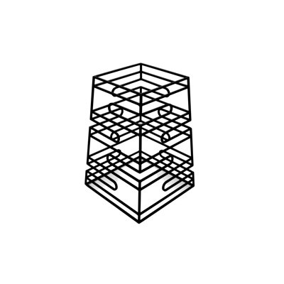 RISER-SET-L – Set Of 2 Risers, 12" X 12", 23" Tall (Fits BD-SET2-W, BD-SET3-W)