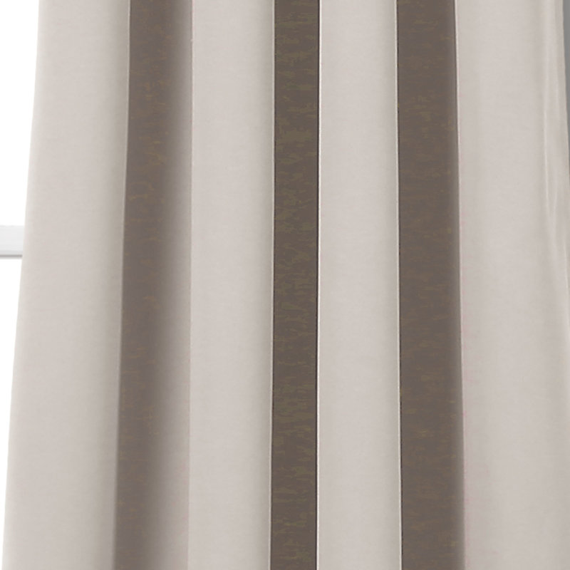Insulated Blackout Curtain Pair, 52"W x 84"L, Wheat