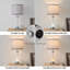 Lampe de bureau moderne en cristal