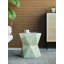 Tapered Green Garden Capiz Stool