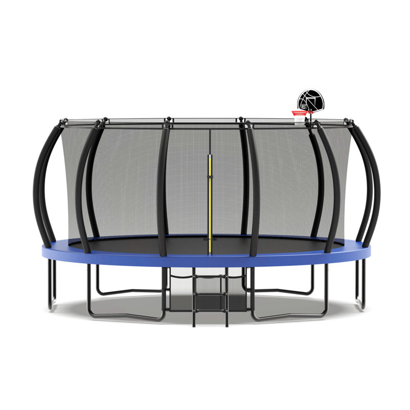 Trampoline de création, Bleu