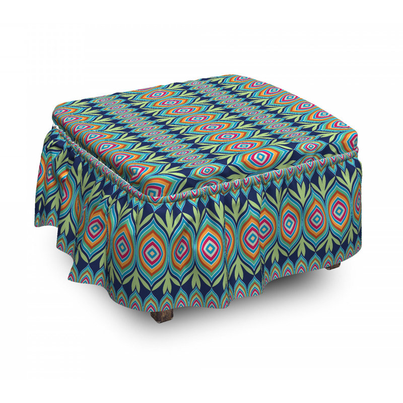 Housse pour repose-pieds abstract shapes