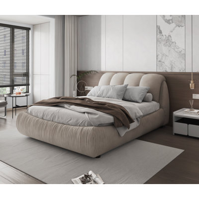 Henness Upholstered Sleigh Bed