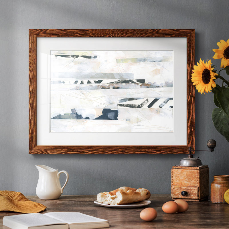 Pattern Camouflage I- Rustic Framed Framed Print w Matte Board, H 28 po x l 42 po, Érable