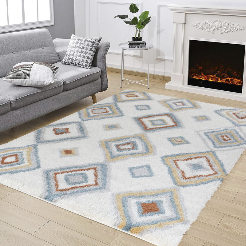 Shaggy Area Rug, Rectangle 7'10" x 9'10"