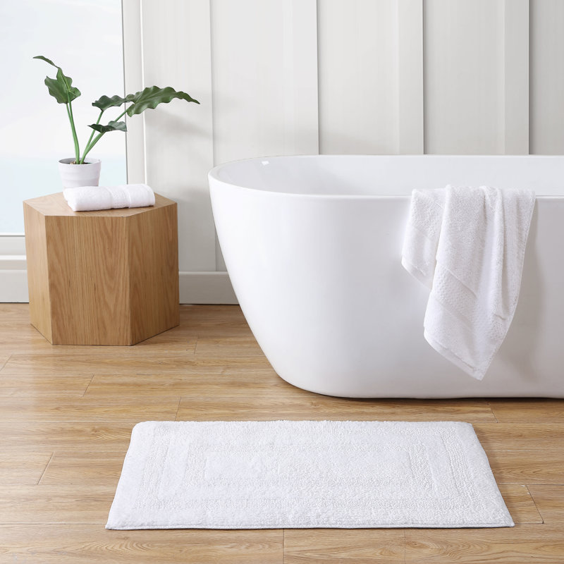 Nautica Micellar Reversible 2-Piece Rug Set, White