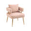 Chaise d'appoint avec pieds dorés-1122743385
