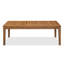 Table basse d'extérieur en bois massif