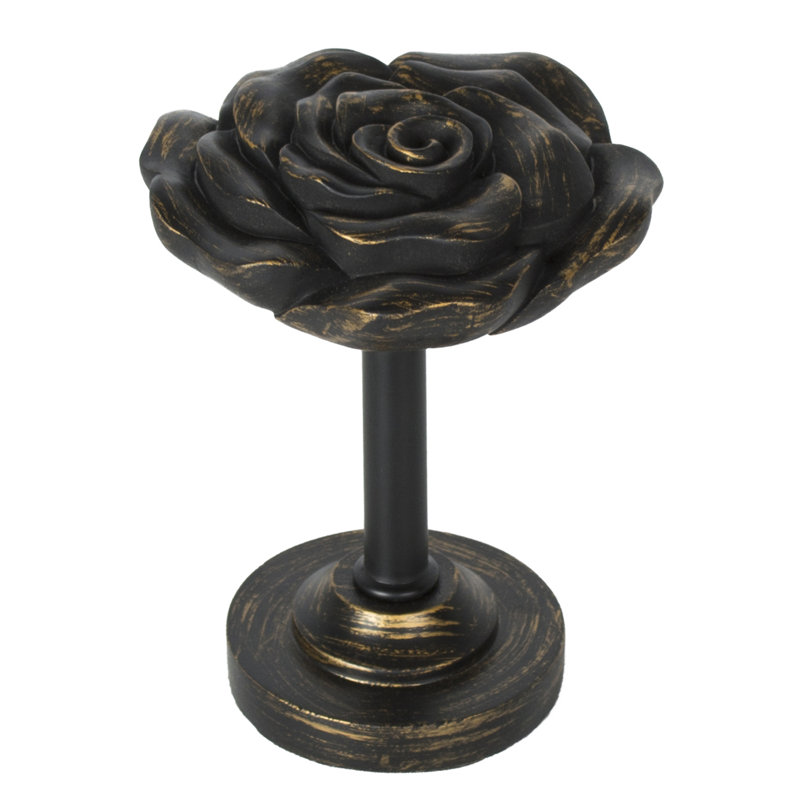 Retenue de rideau Abramson Rose Decor Drapery, Doré brulé