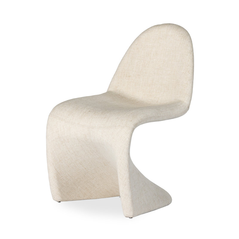 Chaise d'appoint Marisol en crème Alcala, CRÈME ALCALA