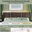 Headboard Modern Fluted Wall-Mounted Head Board With Lighting-1815549410-1814627321