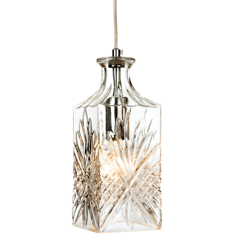 Decanter 1 - Light Chrome Single Pendant