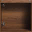 Meuble-lavabo mural compact moderne de 18 pouces avec 1 porte