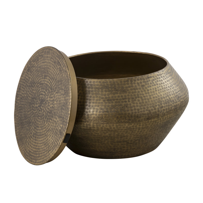 Consalve Coffee Table, Brass