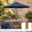 Parasol de patio de 9 pi avec hauteur réglable, élévateur à poulie à corde, plateau ventilé pour la plage-1141150959