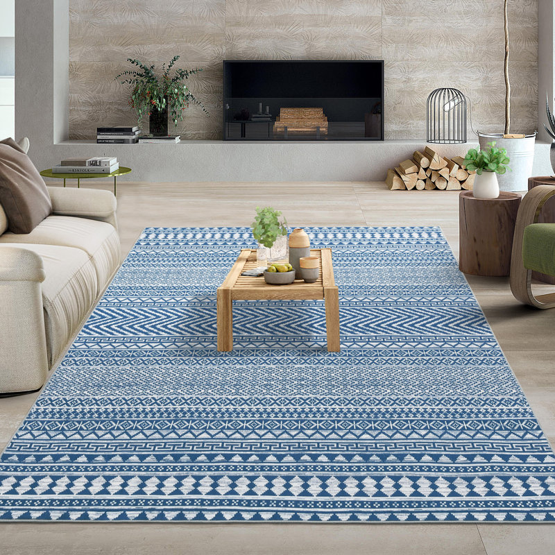 Tapis avec envers antidérapant Leschen, Rectangle 8 pi x 10 pi