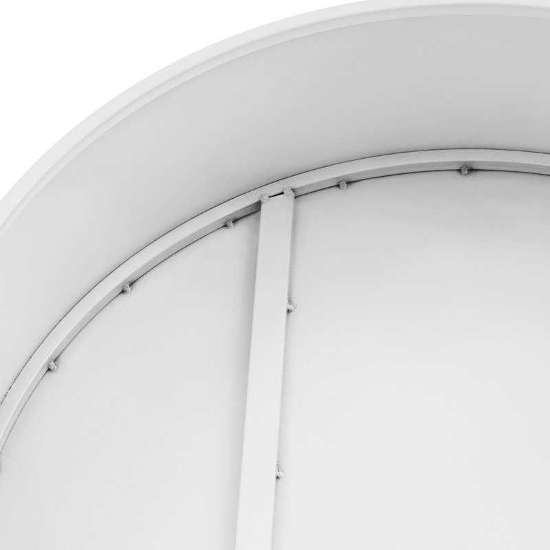 Présentoir rond à piédestal, Blanc