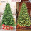  Arbre de Noël pré-éclairé avec 350 lumières DEL blanc chaud, arbre articulé réaliste en PE + PVC avec 1228 pointes-702553961