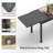 Cieren Rectangular Metal Extendable Outdoor Dining Table , 37'' in. W 59'' in. D-113639337