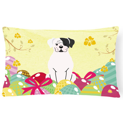 Coussin lombaire boxer cooper œufs pâques