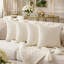 Pack Of 4 Corduroy Square Scatter Cushion Cover