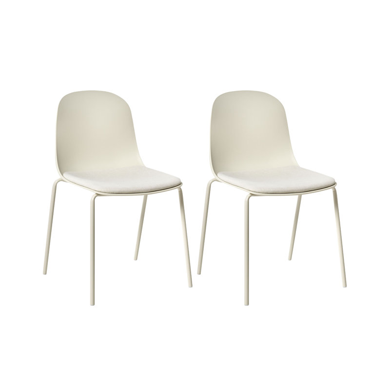 Set of 2 Conference Chairs DORR, Beige, White