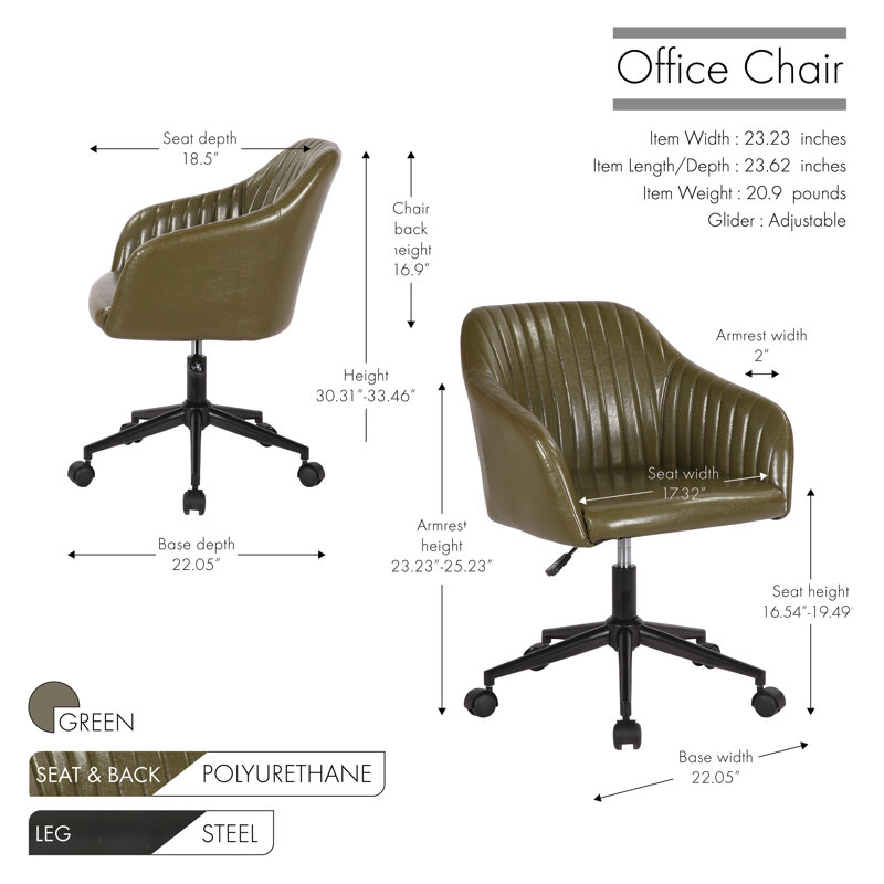 Office Chair, Green