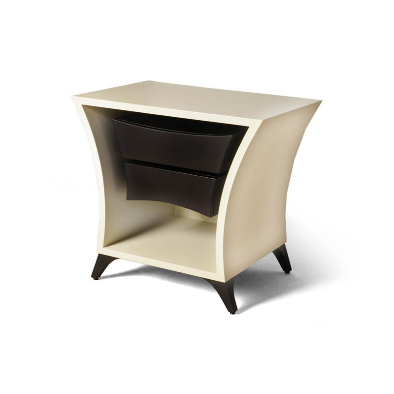 Arvard 72cm W Solid Wood Bedside Table