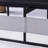 King 39.89'' Steel Bed Frame