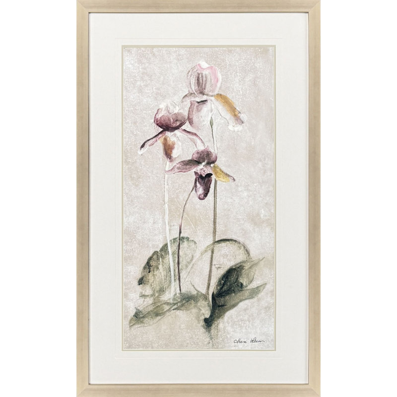 Purple Dancing Orchid II Print by Blum Paragon