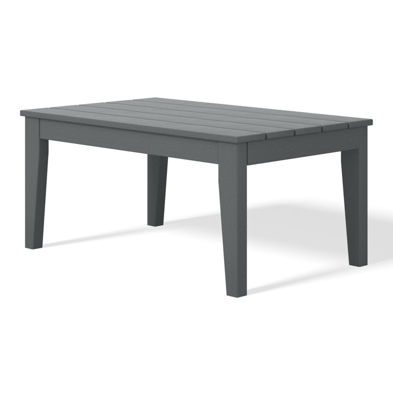 Laguna HDPE Patio Coffee Table, Gray