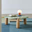 Table basse moderne et minimaliste en marbre