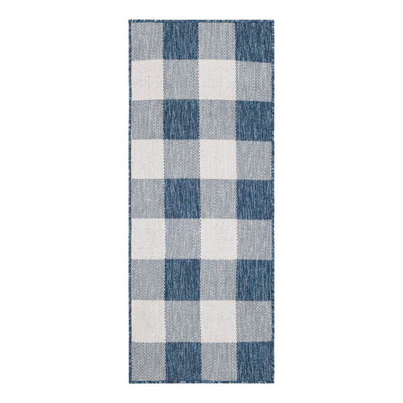 Tapis intérieur / extérieur Talih, Tapis de couloir 2 pi x 5 pi 1 po