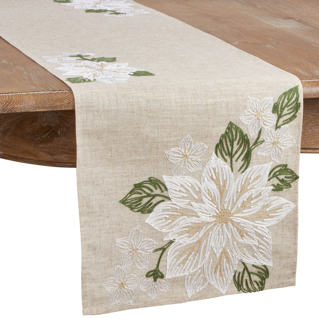 Jaworski Embroidered Table Runner The Holiday Aisle®