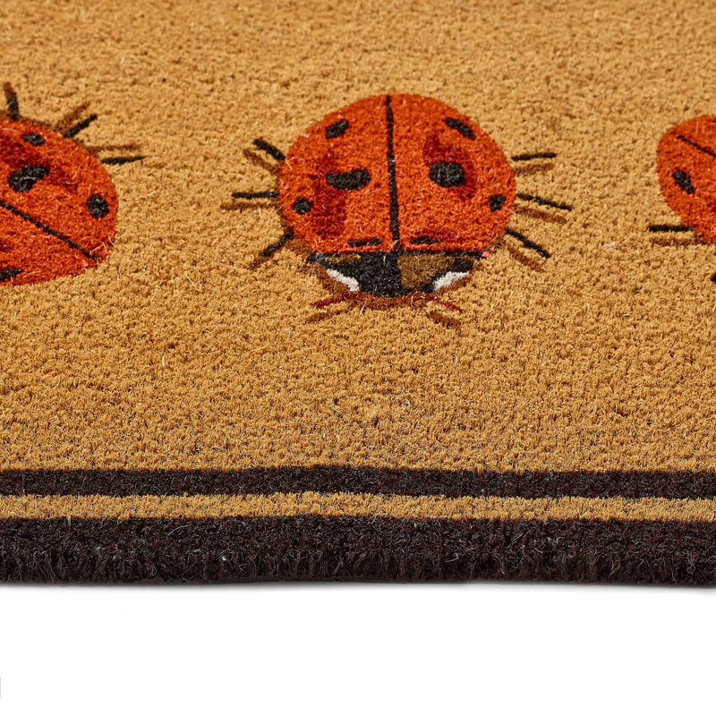 Indoor / Outdoor Coir Mat Ladybird