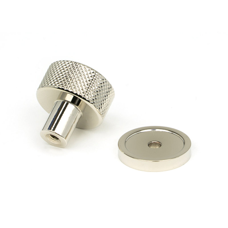 Round Knob, 2.5 cm, Polished Nickel