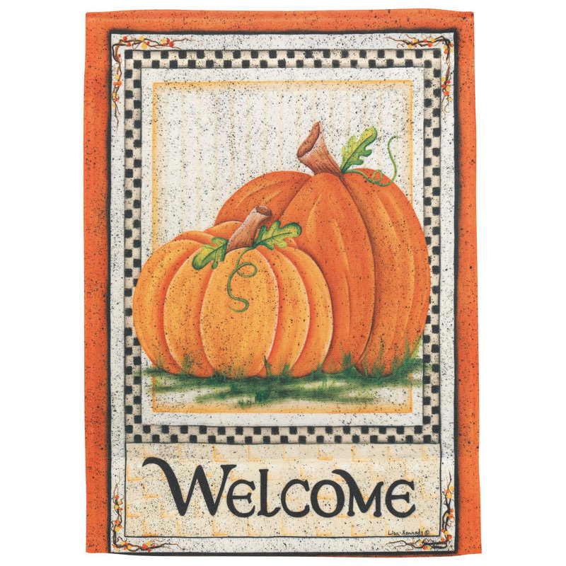 Drapeau de jardin en polyester 18 po x 13 po Croff