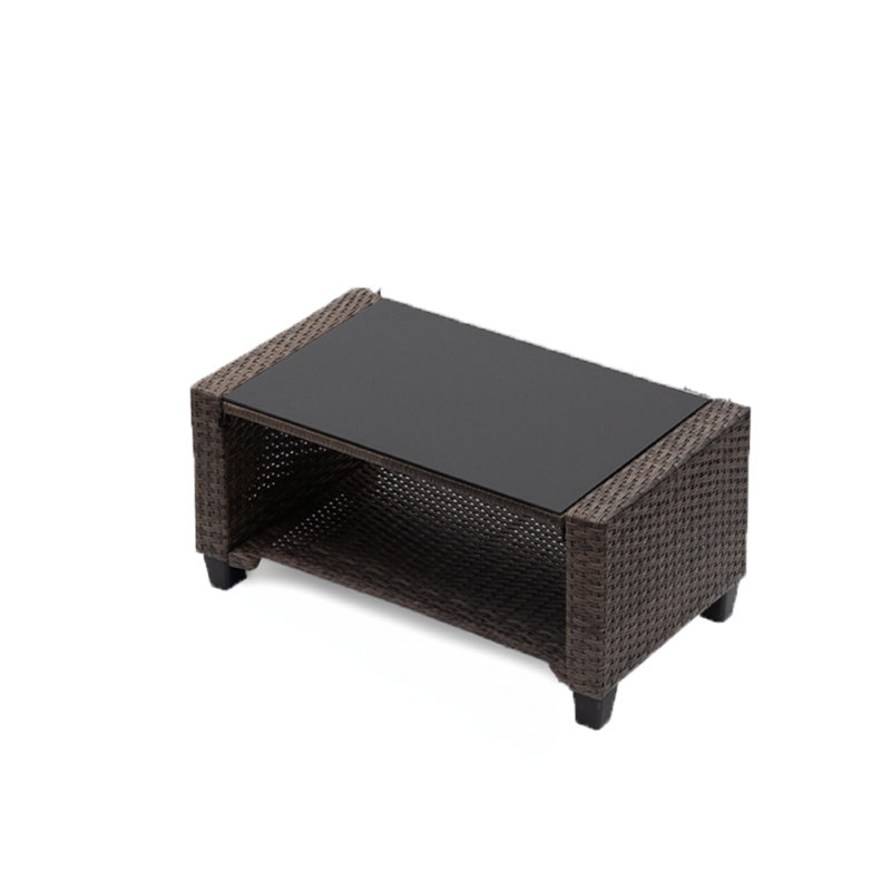 Table basse Brandtley, Brun