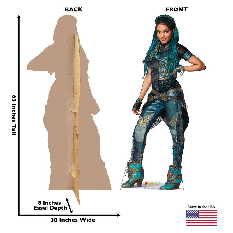 Uma 63'' Disney Descendants 3 Cardboard Standup
