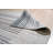 Reversible Flat Weave Durry Gray Flatweave Wool & Viscose Area Rug-1341343793