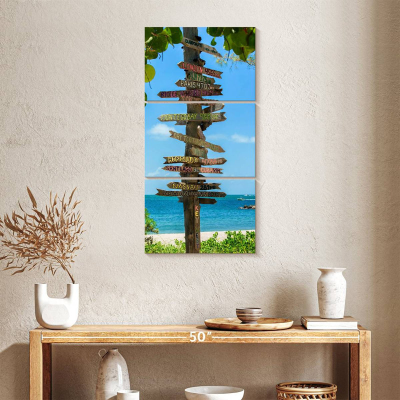 Key Key Destinations, H 38 po x l 18 po