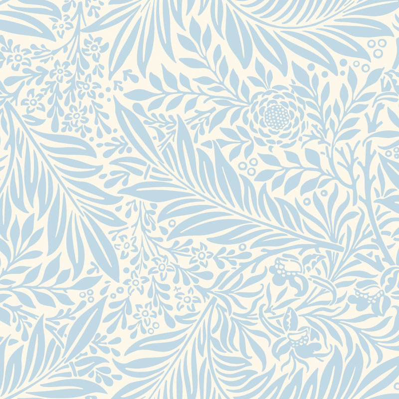 Cipriano 10m x 50cm Matte Wallpaper Roll, Blue