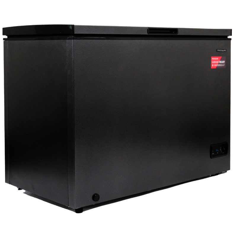 Frigidaire Pi. Congélateur coffre Garage, congélateur en granite avec thermostat réglable, bonde de dégivrage facile et panier grillagé amovible