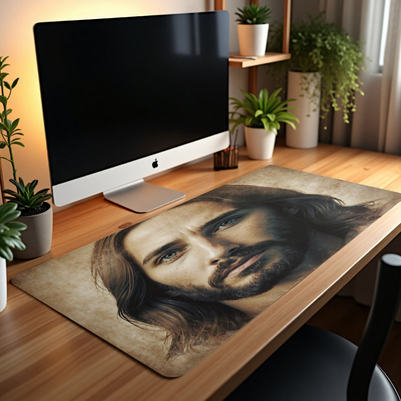 Polyester Desk Pad, 31.5x15.5