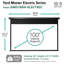 Yard Master Series outdoor Electric 16:9 Black case Wall/ Ceiling Mounted Projector Screen-22855532